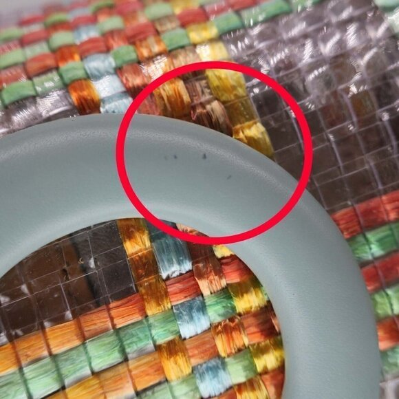 BOYY Bag x M'O Moda Operandi Raffia Woven Bucket Tote Artsy Purse Rare Find! - Picture 12 of 13